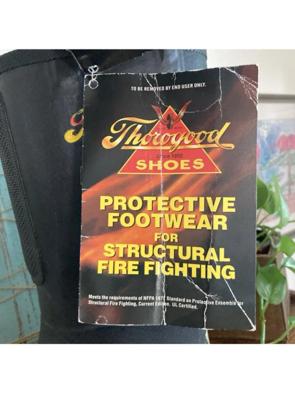 Thorogood Hellfire Size 11 Rubber Insulated Structural Bunker Boots Fireman